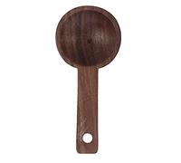 Generic Cucchiaino Dosatore per caffè Cucchiaino da tè in Legno Resistente per gli Amanti del caffè in Ufficio in Casa, Confezione da 2 ((1 venduto) Noce stile n. 2 da 108 mm)