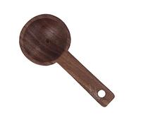 Generic Cucchiaino Dosatore per caffè Cucchiaino da tè in Legno Resistente per gli Amanti del caffè in Ufficio in Casa, Confezione da 2 ((1 venduto) Noce stile n. 2 da 108 mm)