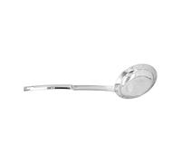 Generic Cucchiaio per Schiumarola in Rete di Acciaio Inossidabile per Uso Alimentare con Manico Lungo per Scremare Grasso e Olio 27,3x9 Cm
