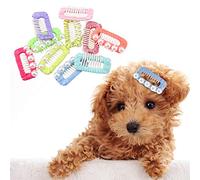 Generic Cuci per Capelli per Cani, Accessori per Capelli per Cani Clamp/Holder per Gatti Accessorio per i Accessorio per Gatti 10 Pezzi 10 Pezzi Dog Funl Decorazione Perle Hairpins Accessori per la