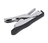 Generic Cucitrice Portatile Mini Cucitrice Ergonomica per Rilegare Documenti in Ufficio, Scuola e Casa Acciaio Laminato a Freddo 10 Fogli (BLACK)