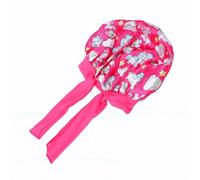 Generic Cuffie Notte per Ragazze per la Protezione dei Capelli Ricci e Intrecciati - Design in Morbido Raso per un Sonno Confortevole 11,02 Pollici (Rosa rossa)