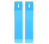 Generic Cuneo per Bilanciere in Silicone per Stacco, Piastre di Scarico Carico Bilanciere Resistente Alle Alte Temperature, Cuneo Antiscivolo da 2 Pezzi per, Comodo per il Negozio (BLUE)