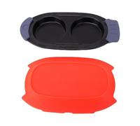 Generic Cuociuova per Microonde a Calore Rapido, Doppia Camera Efficiente per Panini per la Colazione, Lavabile in Lavastoviglie per un Accesso Limitato Ai Fornelli