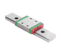 Generic Cursore Guida Lineare in Acciaio Inossidabile, Design in Miniatura con Durezza HRC59,5 per Progetti di Ingegneria, Binario da 100 Mm, 1 Cursore