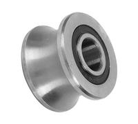 Generic Cuscinetti a Rulli in Acciaio Inossidabile U22 Cuscinetti a Rulli Scorrevoli Silenziosi e Durevoli per Utensili Elettrici e Giocattoli Diametro Interno 8 Mm
