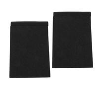 Generic Cuscinetti in Spugna Pu per Isolamento Acustico Altoparlanti e Subwoofer, 2 Pezzi, Assorbimento Shock e Facile Installazione, Accessori per Pannelli Audio Neri