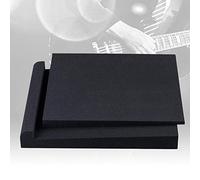 Generic Cuscinetti Isolanti per Monitor da Studio 2 Pezzi in Schiuma Ad Alta densità Che Riducono le Vibrazioni Ideali per la Produzione Musicale 30 * 20 * 4,5 Cm (B)