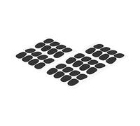 Generic Cuscinetti per Toppe per Bocchino in Silicone per Clarinetto Sassofono, Riducono le Vibrazioni Ad Alta Frequenza, Facili da Installare, 40 Pezzi per gli Amanti della Musica (0,8 mm)
