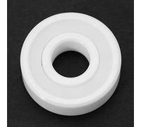 Generic Cuscinetto a Sfere in Ceramica Miniaturizzato Ad Alta Precisione 6000-2RS ZrO2 per Applicazioni Aeronautiche e di Volo Spaziale Bianco 10x26x8mm