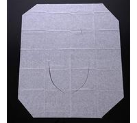 Generic Cuscini WC Usa e Getta da 100 Pezzi, Comode Coperture Igieniche, Ideali per Viaggi e Affari, Carta, 10 Confezioni da 10 (colore casuale)