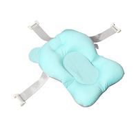 Generic Cuscino di Supporto per Bagnetto Morbido Blu, Simpatico Tappetino Galleggiante per Vasca da Bagno Regolabile e Traspirante