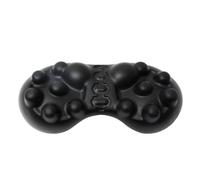 Generic Cuscino Massaggiante Cervicale per Cervicale Posture Relax Sagomato Schiuma Memory con Apertura Centrale per Sostegno Adatto a Uso su Divano Sedia Camera da Letto, Nero, style to 2