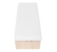 Generic Cuscino per Bracciolo per Unghie Comodo Cuscino Morbido per le per Salone di Nail Art e Manicure a Casa, Registro + Pelle PU, 12,0x4,7x3,3 Pollici, Salone di Bellezza per la Casa (WHITE)