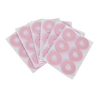 Generic Cuscino per Calli in Schiuma di Lattice Antiabrasione per Cerotto per Mais, Protezione per Piede Ammortizzante per Cuscinetti per Mais, Rosa 6 Pezzi (tondo rosa L)