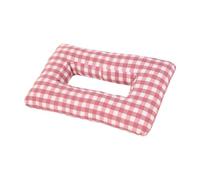 Generic Cuscino per forare le orecchie, cuscino per dormire con foro AN per viaggi e soggiorni, Rosa