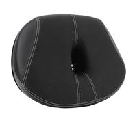 Generic Cuscino per Sedile da Bici Noseless per Comfort e Assorbimento degli Urti per Uomini e Donne, Sella Ergonomica di Ricambio Ampia, Memory Foam, (BLACK)