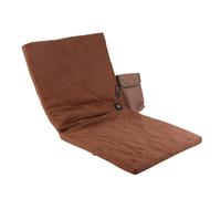 Generic Cuscino Riscaldante Pieghevole e Portatile, Cuscino Riscaldato con Schienale, Riscaldamento a 3 Livelli, Impermeabile, per Caccia, Campeggio, Pesca Stadio (Cachi)