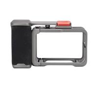 Generic Custodia con Telaio in Lega di Alluminio a Prova di Impatto con Gabbia per Action Camera per Action 5 Pro con Impugnatura Ideale per Sport e Film Ad Angolo Basso