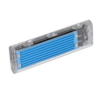 Generic Custodia Convertitore Adattatore per Disco Rigido Esterno Trasmissione Rapida da 10 Gbps per Utenti PC SSD da 2 TB (massimo) con Cavi da C a A/C per Trasferimento di File di Grandi