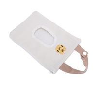 Generic Custodia da Viaggio per Salviette per Neonati con Ricamo a Forma di Cartone Animato Design Facile da Tirare Dispenser di Salviette Portatile per attività All'aperto 15 X 23 Cm (tigre bianca)