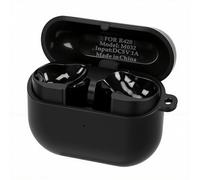 Generic Custodia di Ricarica Wireless Sostitutiva per Buds 3 FE Custodia Caricabatteria Compatta per Auricolari con Cavo USB C per la comodità di Tutti i Giorni (BLACK)