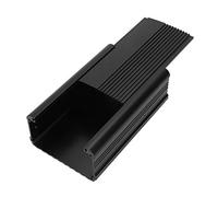 Generic Custodia Divisa in Alluminio per Progetti Elettronici Fai-da-Te con Eccellente Dissipazione del Calore per Scatola di Cablaggio per Circuiti Stampati, Scatola Nera in Alluminio per