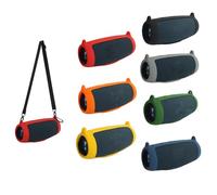 Generic Custodia in silicone per altoparlante Bluetooth JBL Charge 5, portatile, con tracolla e moschettone, per attività all'aperto, facile da trasportare