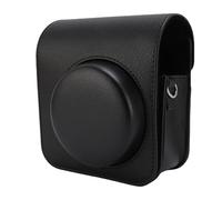 Generic Custodia per la Trasporto della Fotocamera Istantanea, Cabina Magnetica Custodia per la Fotocamera Istantanea in Pelle per Viaggi (BLACK)