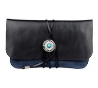 generic Custodia per Sigarette Creativa Genuine Leather Smoke Pouch Storage, Portable Rolling Travel Smoking Pipe Bag Holder per 2 Tubi e Accessori, Vintage Unisex/Blu/18Cm * 11Cm