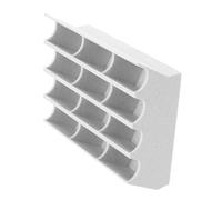 Generic Custodia Porta Lamette Bianco in Pla 12 Scomparti per Organizzatore di Lame da Barbiere e Parrucchiere, Accesso Rapido e Conservazione Sicura per Uso Domestico e Salone