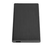 Generic Custodia Portatile USB3.0 Ad Alta velocità USB3.0 per SSD HDD da 2,5 Pollici, Materiale in Lega di Alluminio con Indicatore LED per Backup dei Dati (BLACK)