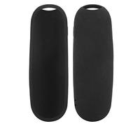 Generic Custodia Protettiva Antiscivolo Non Tossica con Copertura Remota in Silicone per Telecomando Q TV Nera con Cordino