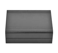 Generic Custodia Protettiva Elettronica Nera Ossidata Sabbiata con Custodia in Lega di Alluminio per Progetti Fai da Te e Elettronici 38 X 88 X 110 Mm