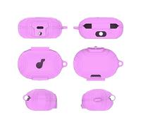 Generic Custodia protettiva portatile per auricolari con moschettone Custodia per auricolari wireless in silicone antigraffio per Anker Soundcore Space A40 Scatola di ricarica