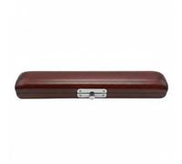 Generic Custodia Testata Flauto Raffinata in Legno Completo Foderata Resistente Flanella Utile Contro Graffi Usura Polvere Adatta a Musicisti Trasporto Aula, Ambra
