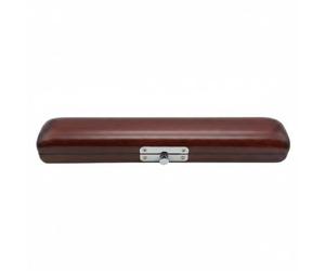 Generic Custodia Testata Flauto Raffinata in Legno Completo Foderata Resistente Flanella Utile Contro Graffi Usura Polvere Adatta a Musicisti Trasporto Aula, Ambra
