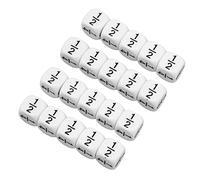 Generic Dadi della Frazione Matematica, 20 PCS Intelligence Sviluppo di Insegnamento Strumento Frazione Dice Clear Numbe