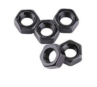 Generic Dadi Esagonali in Acciaio Al Carbonio Zincato da 100 Pezzi, M 2 2.5 3 4 5 Dadi Esagonali con Filettatura Metrica DIN934 per Macchinari per Elettrodomestici (M3)