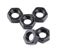 Generic Dadi Esagonali in Acciaio Al Carbonio Zincato da 100 Pezzi, M 2 2.5 3 4 5 Dadi Esagonali con Filettatura Metrica DIN934 per Macchinari per Elettrodomestici (M2.5)