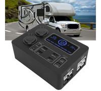 Generic DC12V Adatto per Mini Power Box di Distribuzione Dell'energia Portatile Multifunzionale per la Pesca in Campeggio All'aperto ABS 17 Pezzi