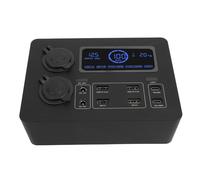 Generic DC12V Adatto per Mini Power Box Distribuzione di Energia Multifunzionale Portatile per Campeggio Pesca Emergenza ABS Esterno 17 Pezzi