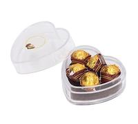 Generic Decorazione Al Cioccolato per Casa delle Bambole in Scala 1:12, Squisito Modello di Scatola a Cuore, Ideale per la Casa e le Camerette dei Bambini, Plastica Resistente, Completa di Nastro