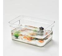 Generic Decorazione Trasparente per Acquario da Tavolo, Acquario Fai da Te, Flusso d'acqua Simulato Facile da Pulire per la Casa (S)