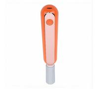 Generic Detergente per Pennelli Trucco Elettrico Ciotola Pieghevole Portatile in Silicone 3 velocità a Basso Rumore per Uso Quotidiano Arancione
