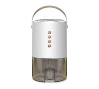Generic Deumidificatore elettrico per ambienti, serbatoio acqua 1L, design compatto per bagno, Bianco