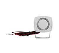 Generic di Allarme Acustico con Mini Sirena Cablata per la Sicurezza dei Veicoli Domestici con Suono da 110 DB CC 12 V, Materiale Resistente all'umidità e Agli Urti, per Uso Interno Ed Esterno