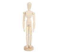 Generic di Manichino Artistico, Manichino in Legno 12in Manikin con Giunti Flessibili per Mobili per la Casa Oggetti di Scena
