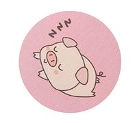 Generic Diatomaceo Coaster Multipurposo Multipurico Essiccamento Rapido Burn Prevention Pad Cartoon Diatoma Mud Mud Coaster Decorazione (maiale rosa)