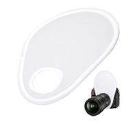 Generic Diffusore flash per fotocamera, stile , bianco, tessuto ed elastico, con custodia, 30 cm